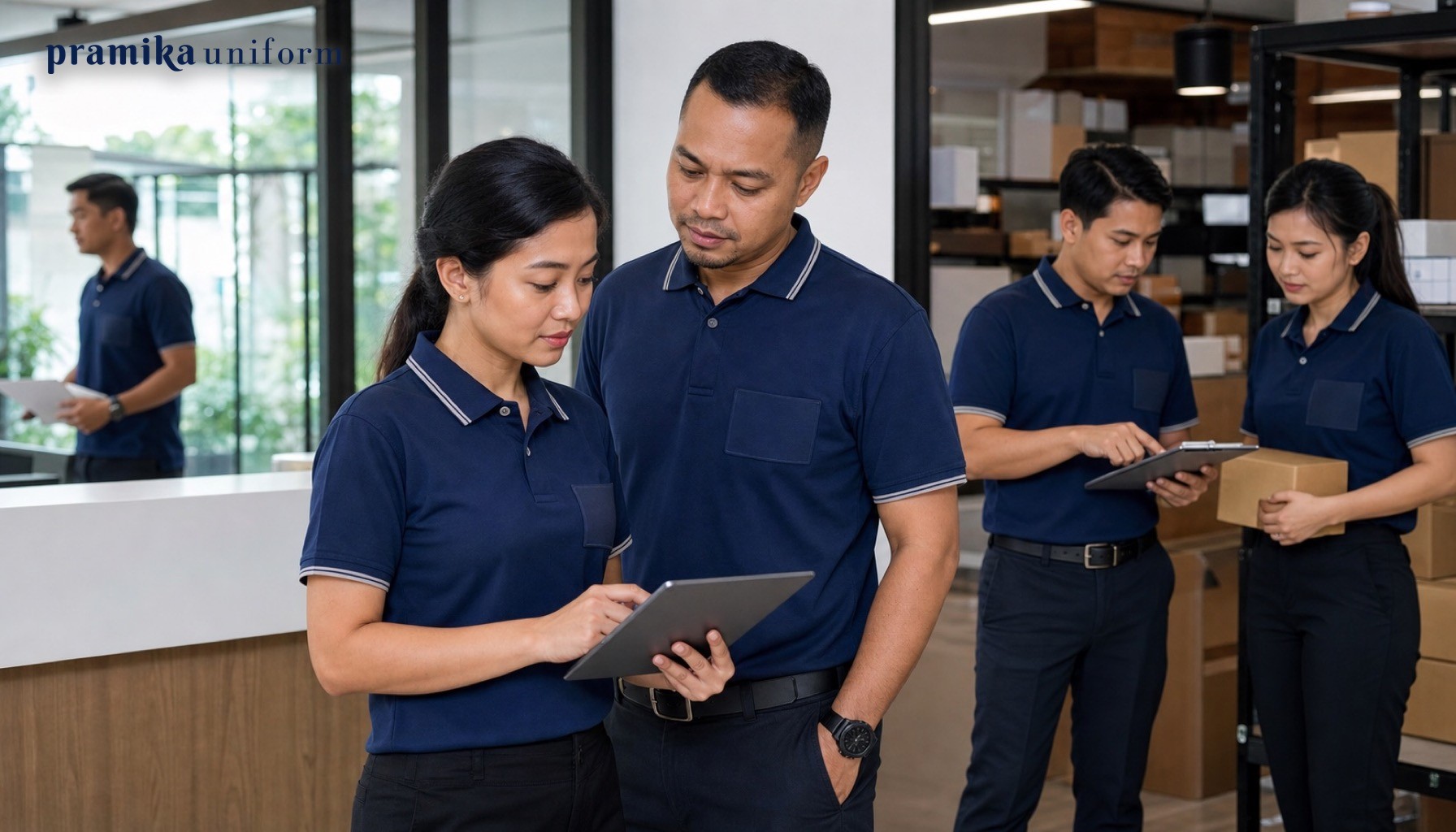 Konveksi Polo Shirt Perusahaan: Panduan Seragam Polo Kantor & Event Korporat Custom Logo
