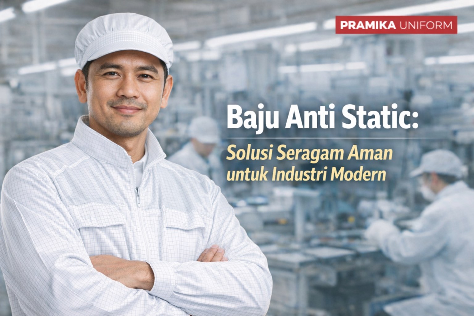 Banner artikel Pramika Uniform: Baju Anti Static: Solusi Seragam Aman untuk Industri Modern