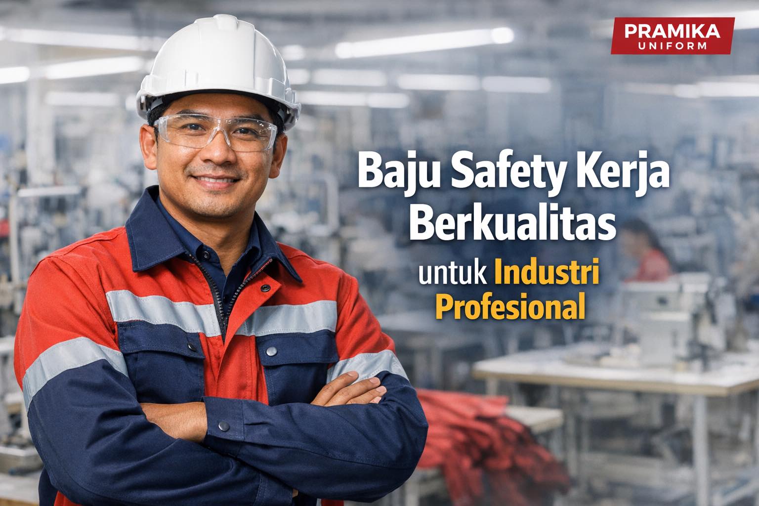 Banner artikel Pramika Uniform: Baju Safety Kerja Berkualitas untuk Industri Profesional