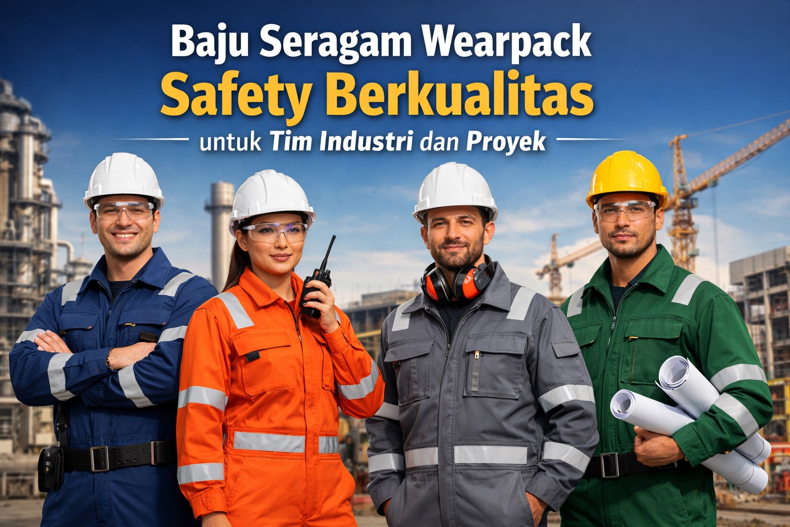 Banner artikel Pramika Uniform: Baju Seragam Wearpack Safety Berkualitas untuk Tim Industri dan Proyek