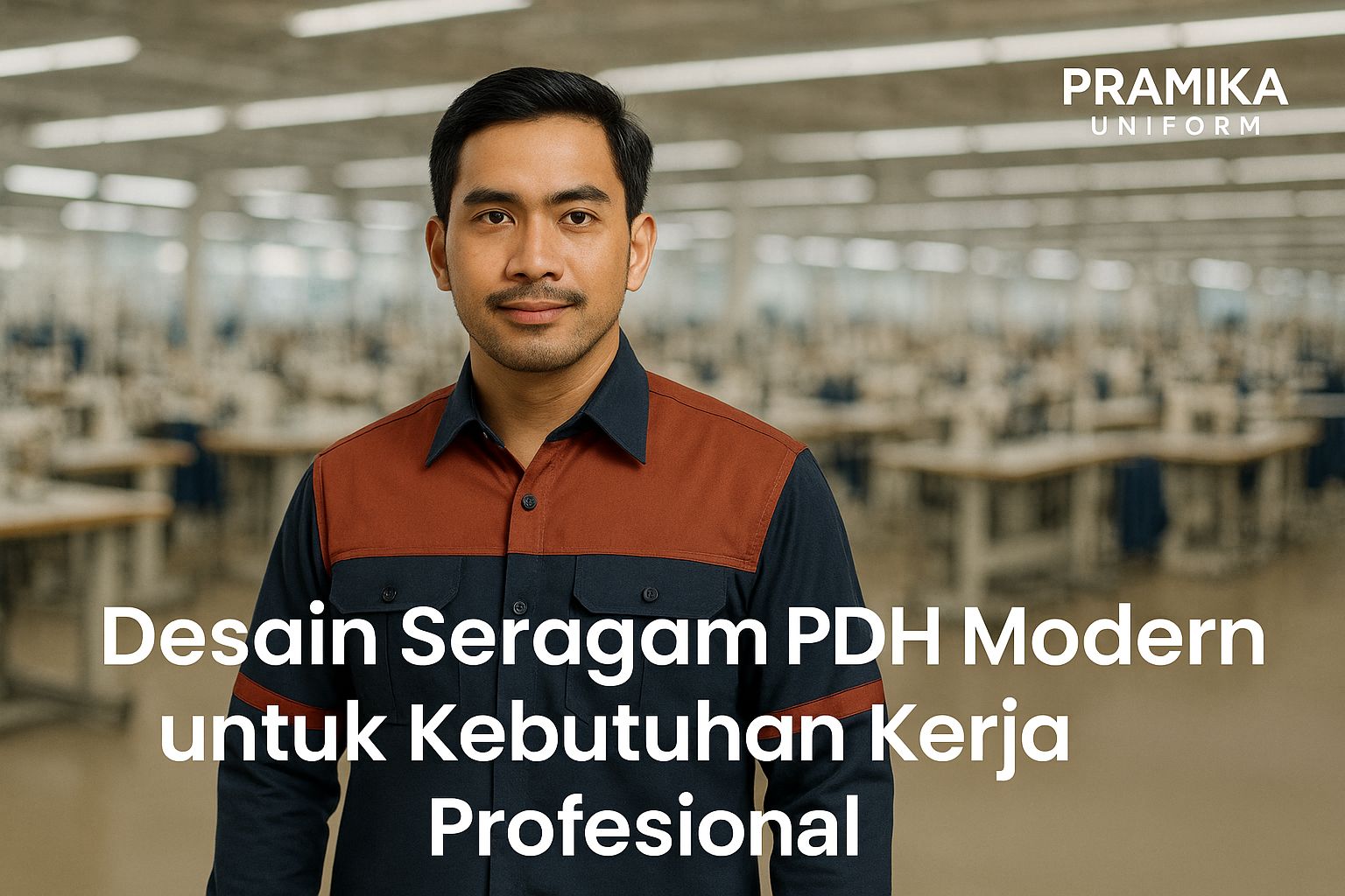 Banner artikel Pramika Uniform: Desain Seragam PDH Modern untuk Kebutuhan Kerja Profesional