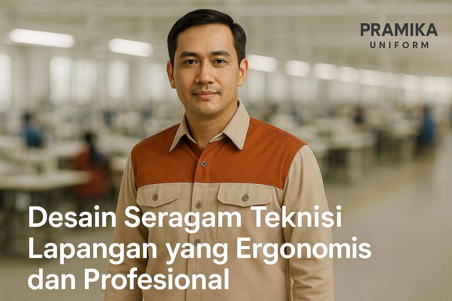 Banner artikel Pramika Uniform: Desain Seragam Teknisi Lapangan yang Ergonomis dan Profesional