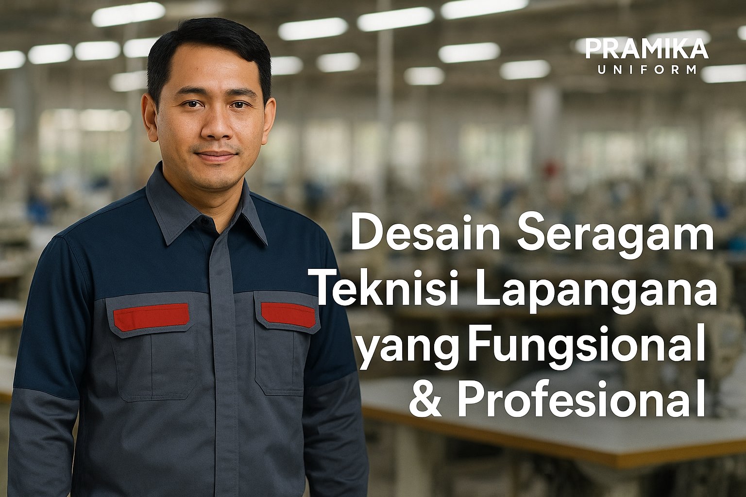 Banner artikel Pramika Uniform: Desain Seragam Teknisi Lapangan yang Fungsional & Profesional