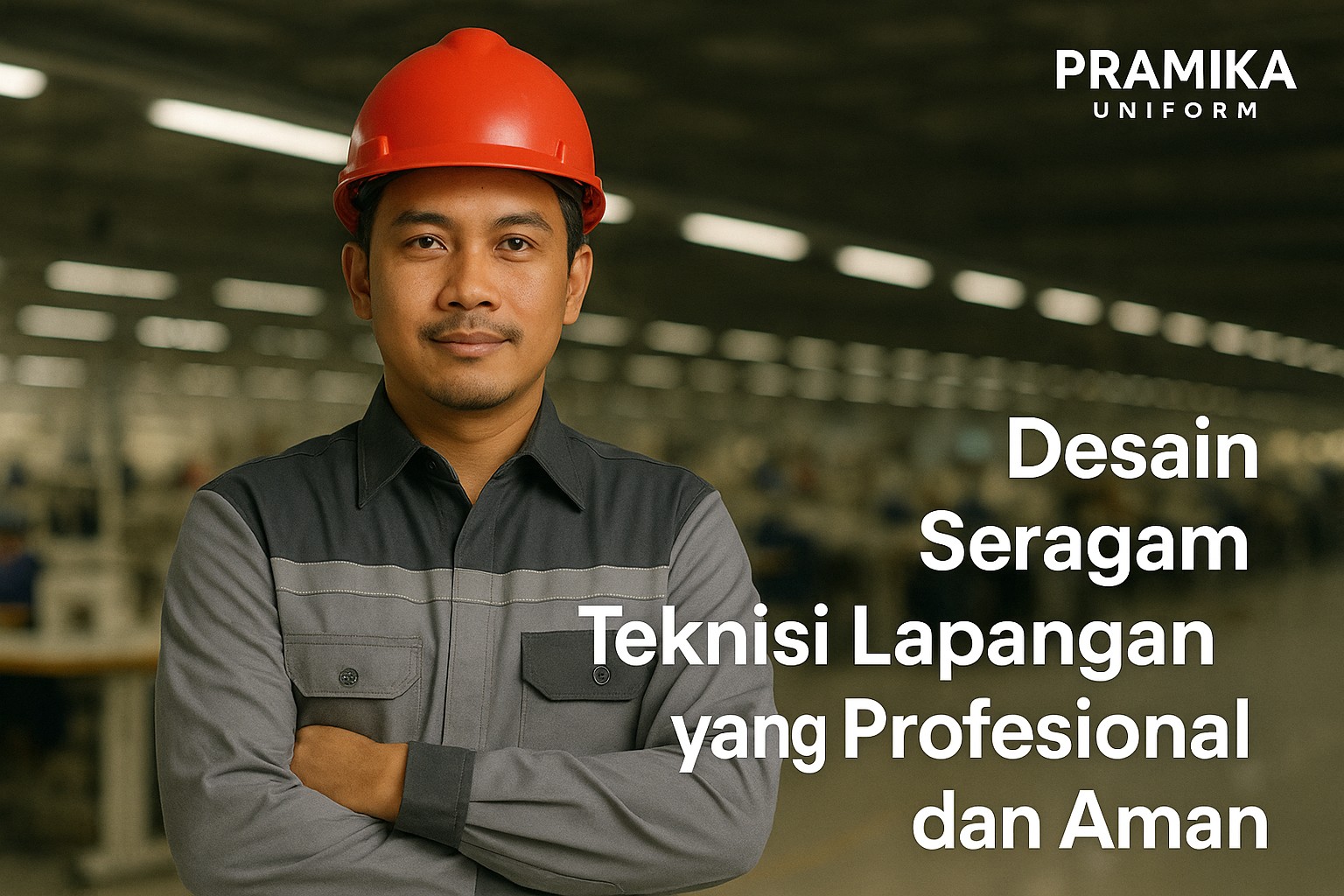 Banner artikel Pramika Uniform: Desain Seragam Teknisi Lapangan yang Profesional dan Aman