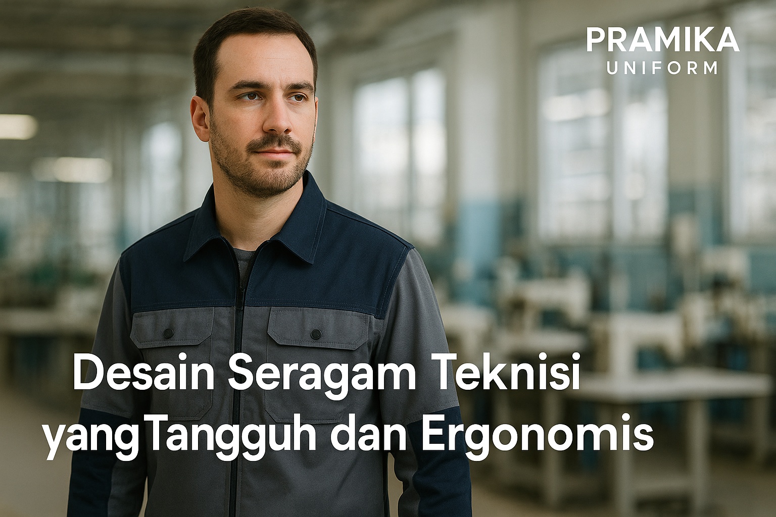 Banner artikel Pramika Uniform: Desain Seragam Teknisi yang Tangguh dan Ergonomis