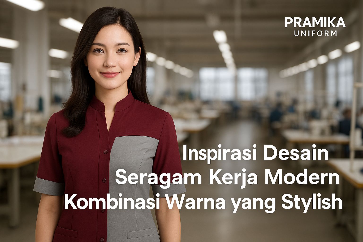 Banner artikel Pramika Uniform: Inspirasi Desain Seragam Kerja Modern Kombinasi Warna yang Stylish