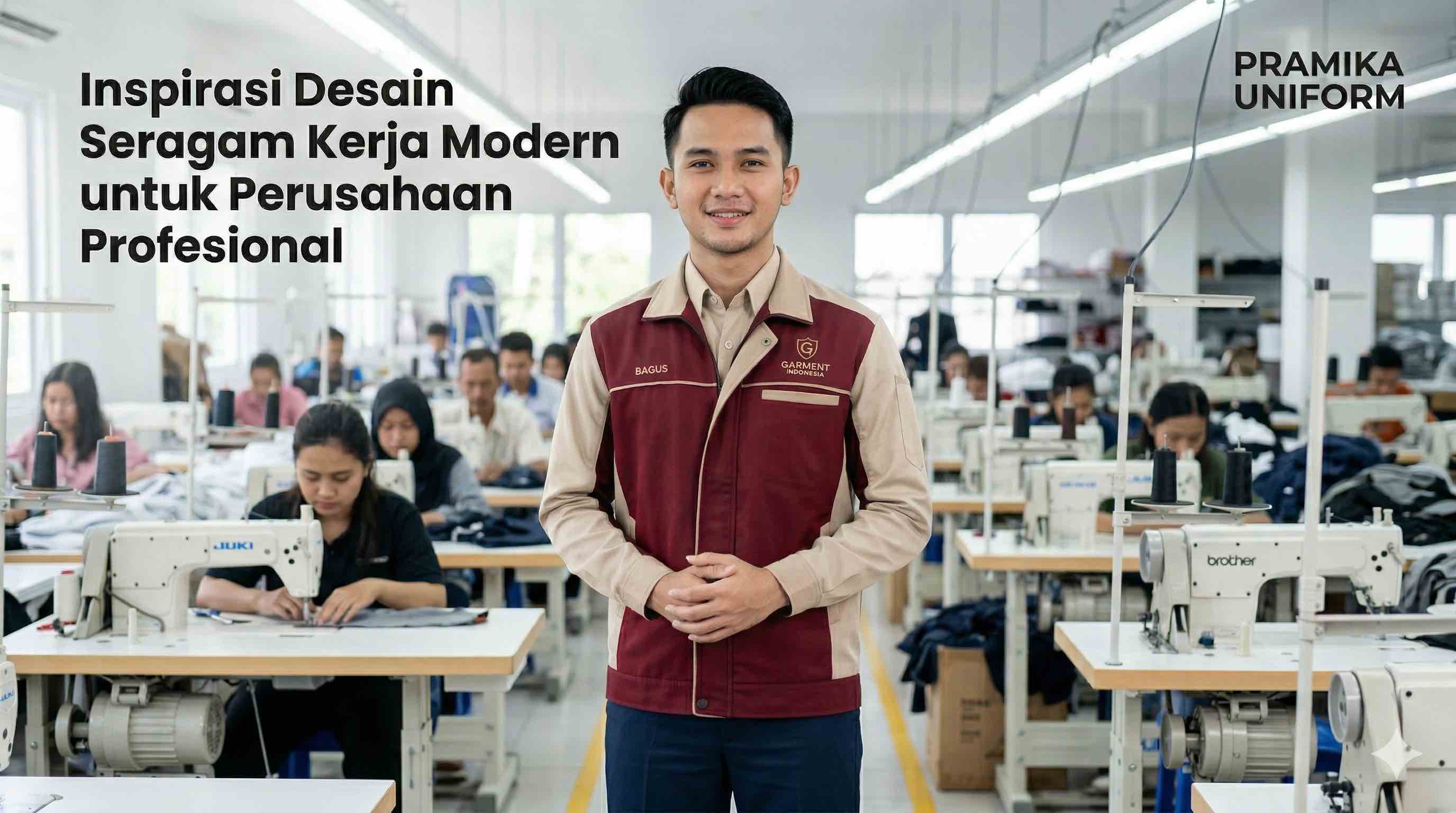 Banner artikel Pramika Uniform: Inspirasi Desain Seragam Kerja Modern untuk Perusahaan Profesional