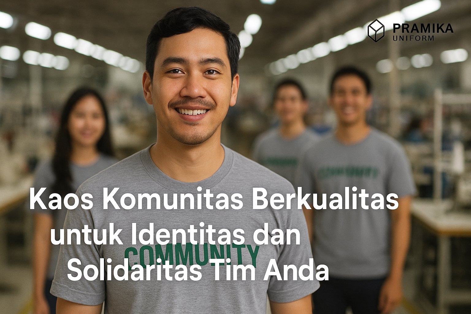 Banner artikel Pramika Uniform: Kaos Komunitas Berkualitas untuk Identitas dan Solidaritas Tim Anda