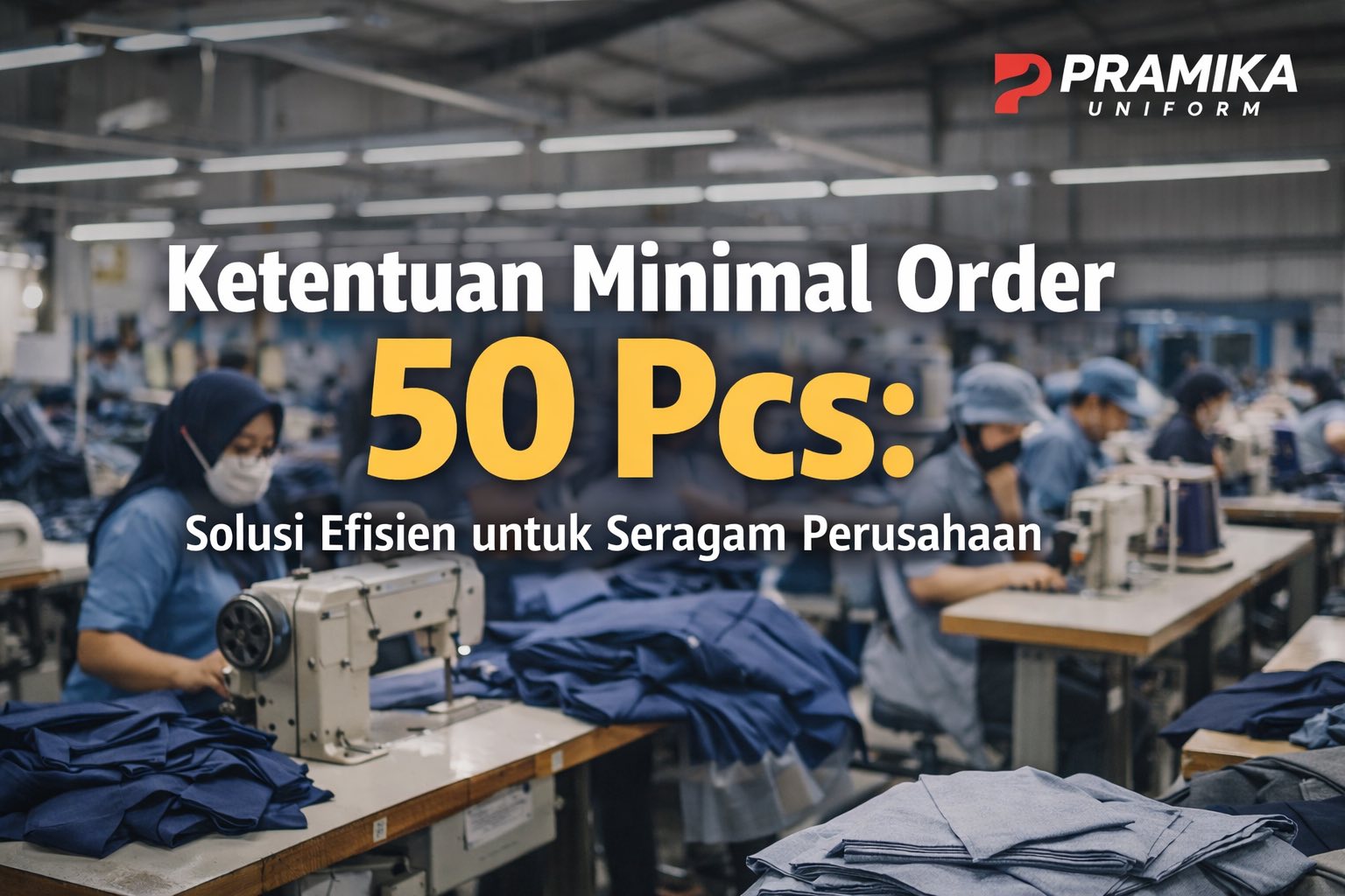 Banner artikel Pramika Uniform: Ketentuan Minimal Order 50 Pcs: Solusi Efisien untuk Seragam Perusahaan
