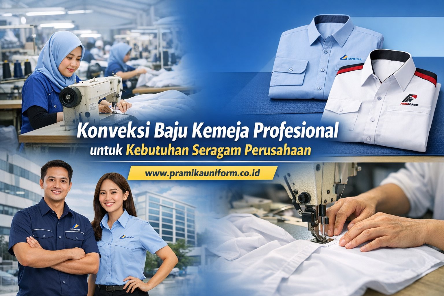 Banner artikel Pramika Uniform: Konveksi Baju Kemeja Profesional untuk Kebutuhan Seragam Perusahaan