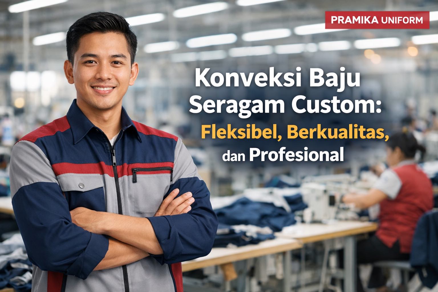 Banner artikel Pramika Uniform: Konveksi Baju Seragam Custom: Fleksibel, Berkualitas, dan Profesional