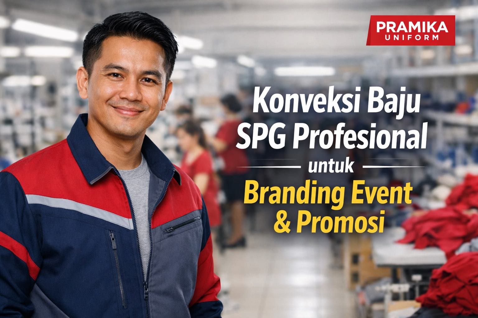 Banner artikel Pramika Uniform: Konveksi Baju SPG Profesional untuk Branding Event & Promosi