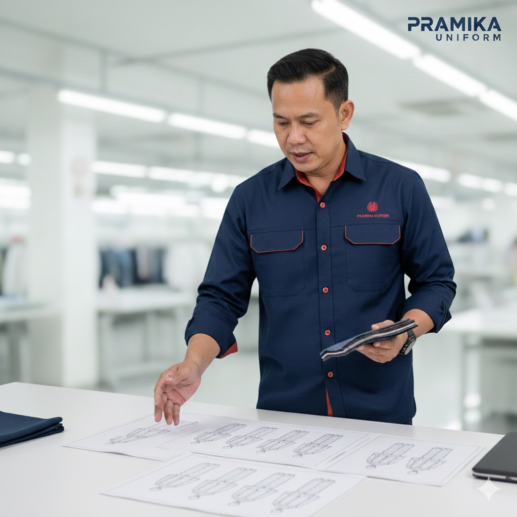 Banner artikel Pramika Uniform: Panduan Lengkap Pembuatan Seragam Custom untuk Branding Perusahaan