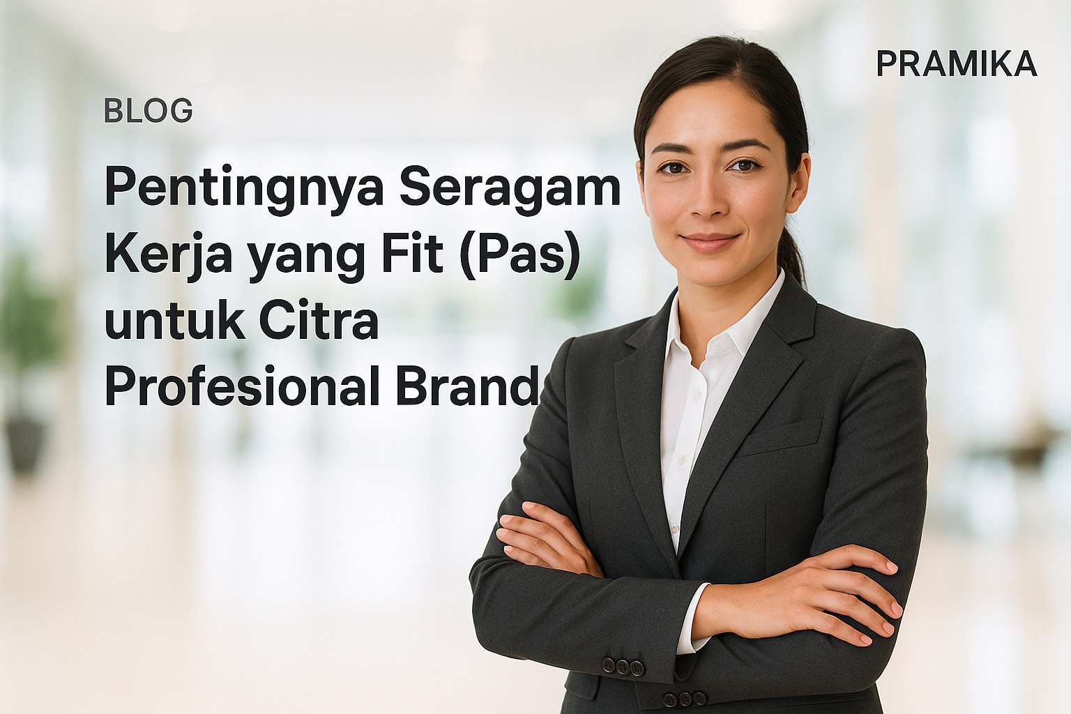 Banner artikel Pramika Uniform: Pentingnya Seragam Kerja yang Fit (Pas) untuk Citra Profesional Brand