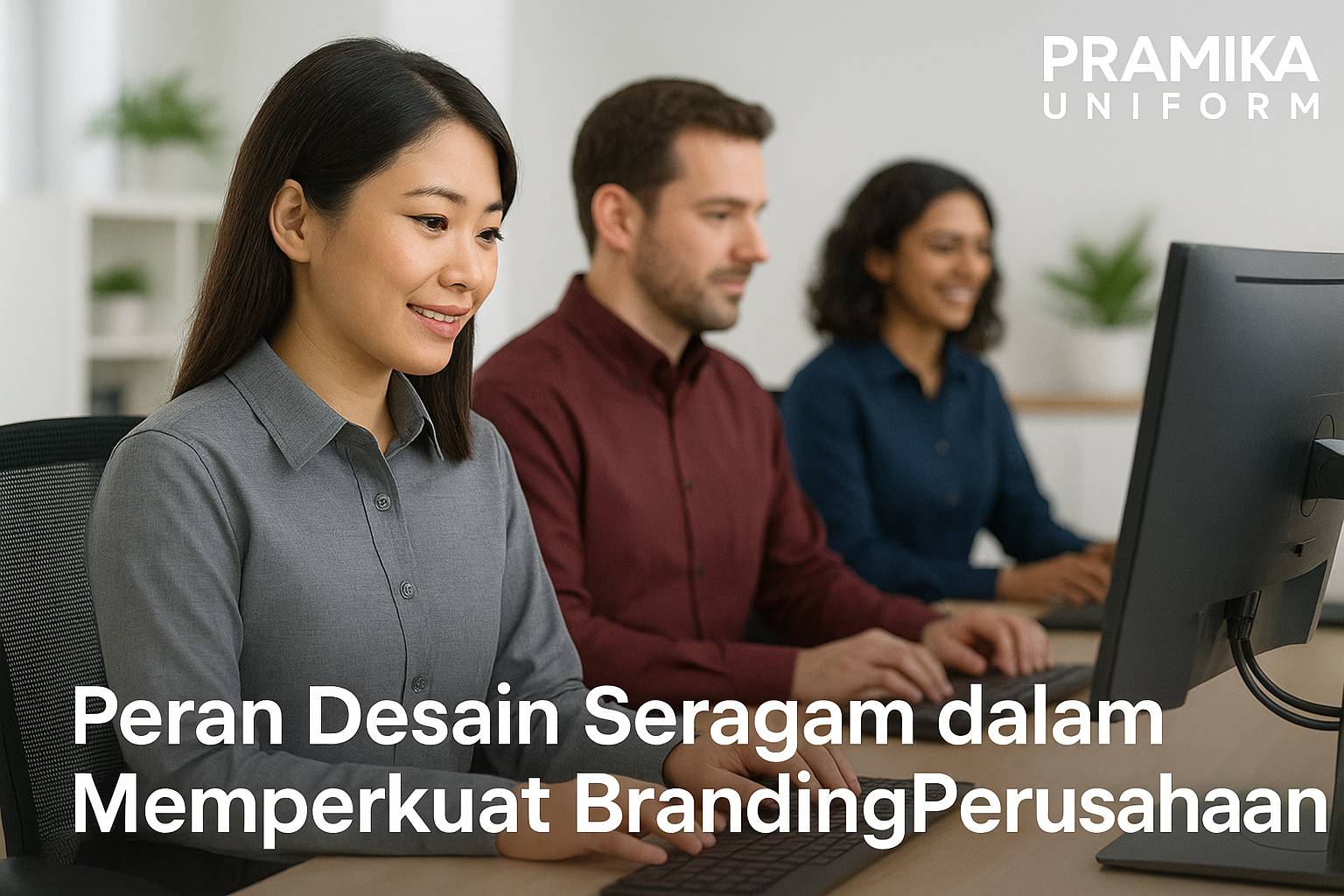Banner artikel Pramika Uniform: Peran Desain Seragam dalam Memperkuat Branding Perusahaan
