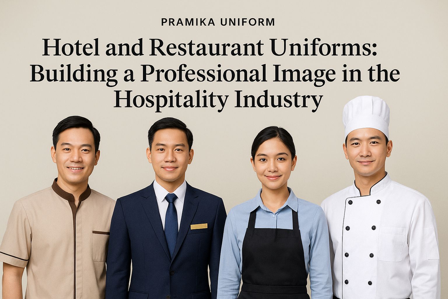 Banner artikel Pramika Uniform: Seragam Hotel dan Restoran: Membangun Citra Profesional di Industri Hospitality