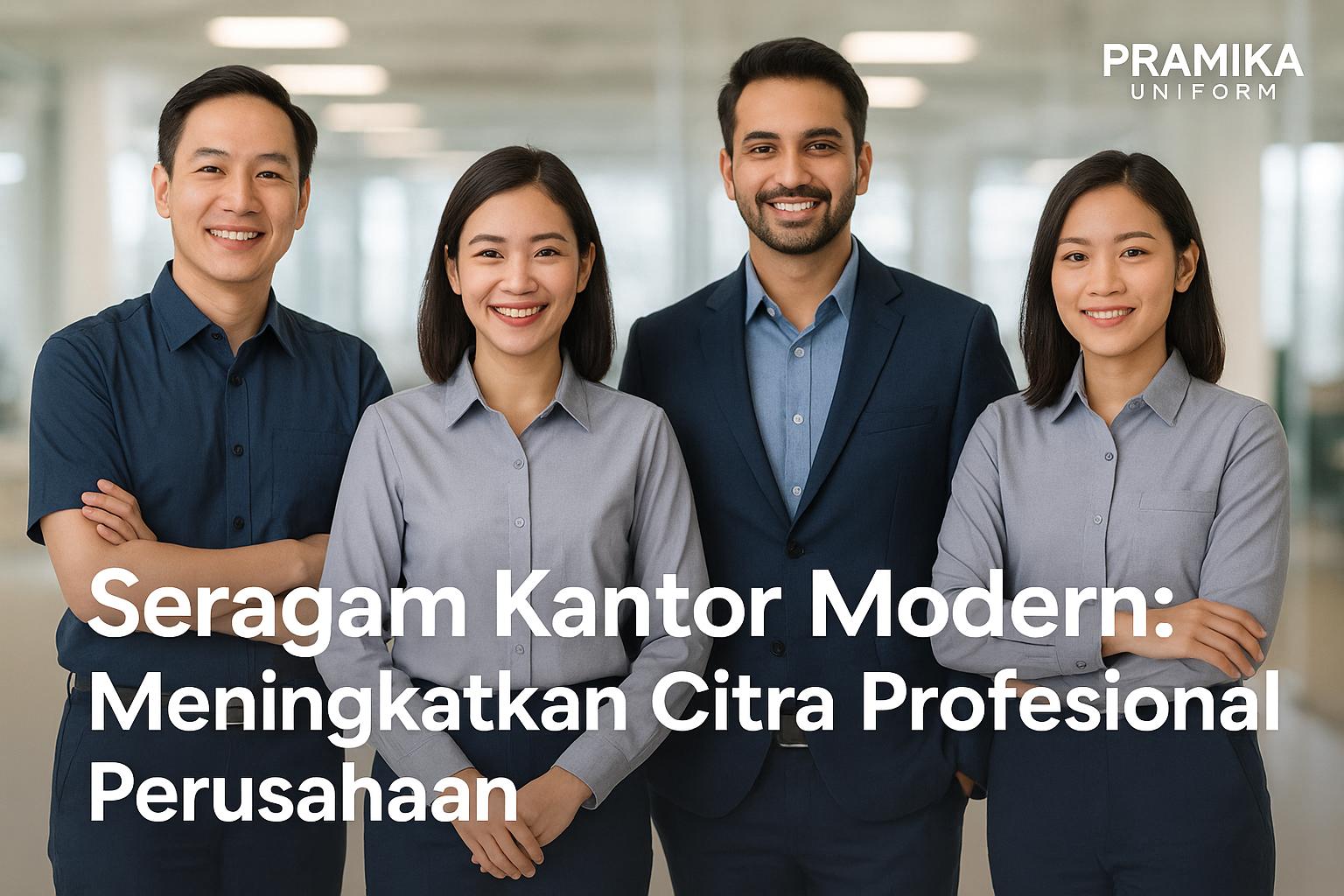 Banner artikel Pramika Uniform: Seragam Kantor Modern: Meningkatkan Citra Profesional Perusahaan