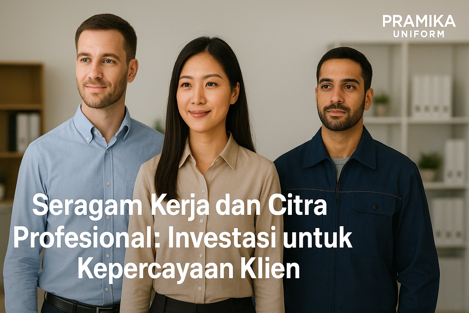 Banner artikel Pramika Uniform: Seragam Kerja dan Citra Profesional: Investasi untuk Kepercayaan Klien