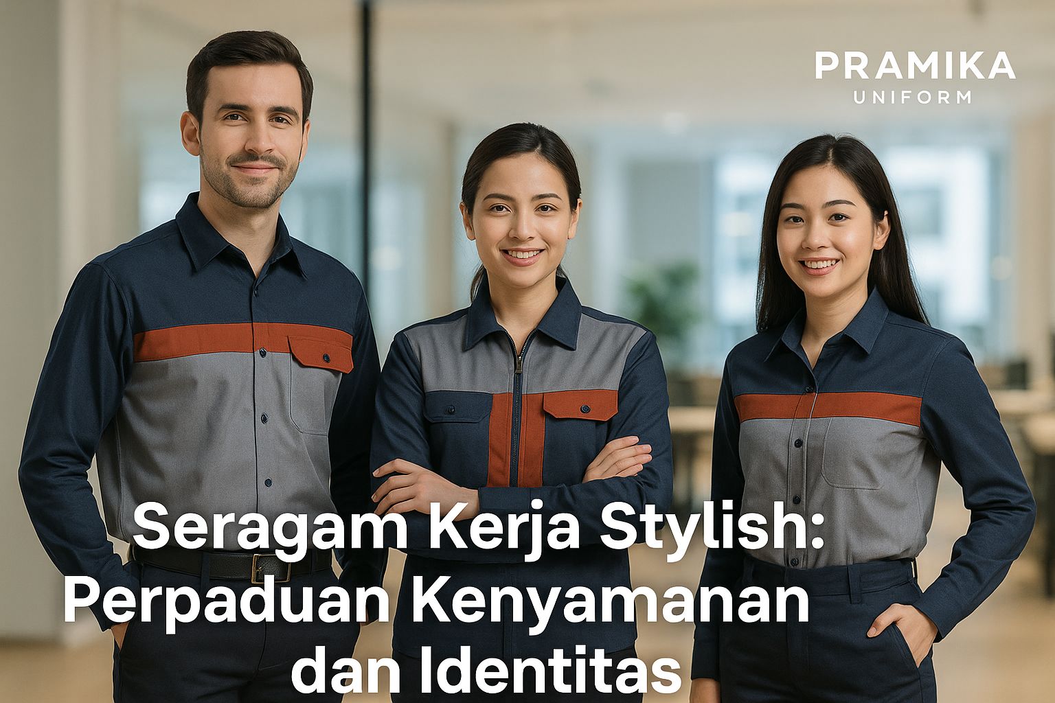 Banner artikel Pramika Uniform: Seragam Kerja Stylish: Perpaduan Kenyamanan dan Identitas