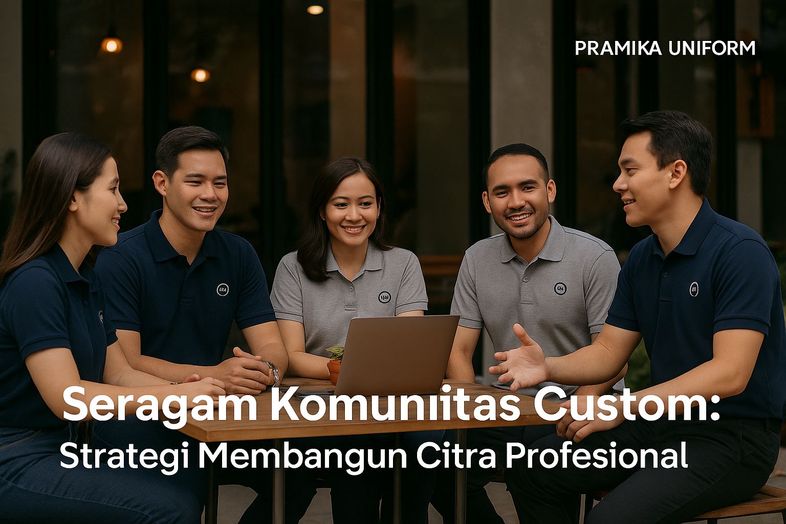 Banner artikel Pramika Uniform: Seragam Komunitas Custom: Strategi Membangun Citra Profesional