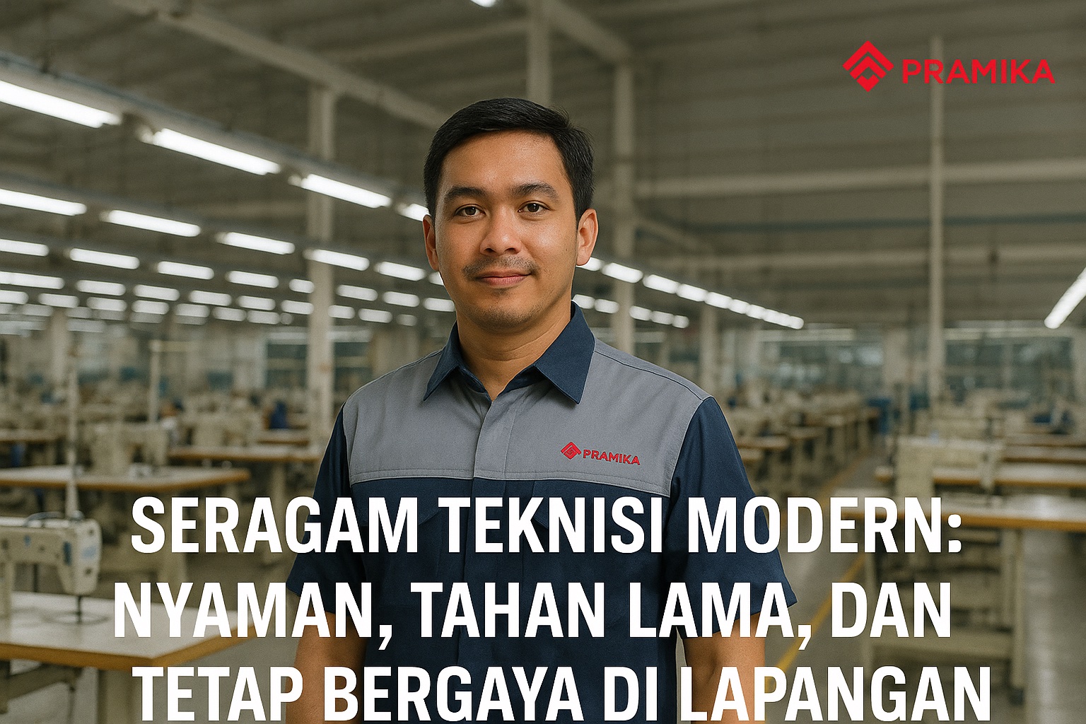 Banner artikel Pramika Uniform: Seragam Teknisi Modern: Nyaman, Tahan Lama, dan Bergaya