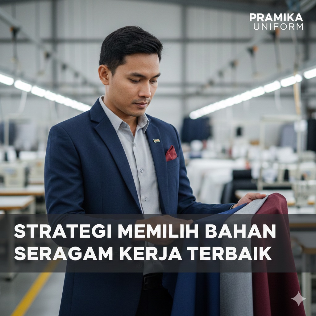 Banner artikel Pramika Uniform: Strategi Memilih Bahan Seragam Kerja Terbaik untuk Perusahaan B2B