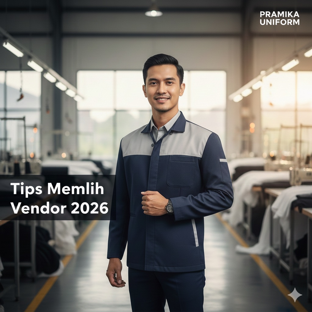 Banner artikel Pramika Uniform: Tips Memilih Vendor Seragam Kerja Terpercaya untuk Proyek Tahun 2026