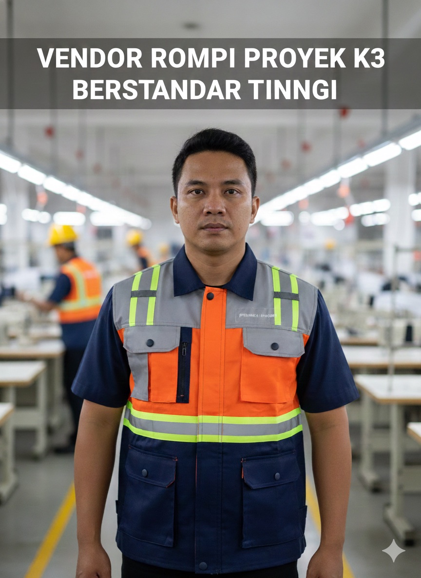 Banner artikel Pramika Uniform: Vendor Rompi Proyek K3 Berstandar Tinggi: Solusi Terbaik untuk Keselamatan Kerja