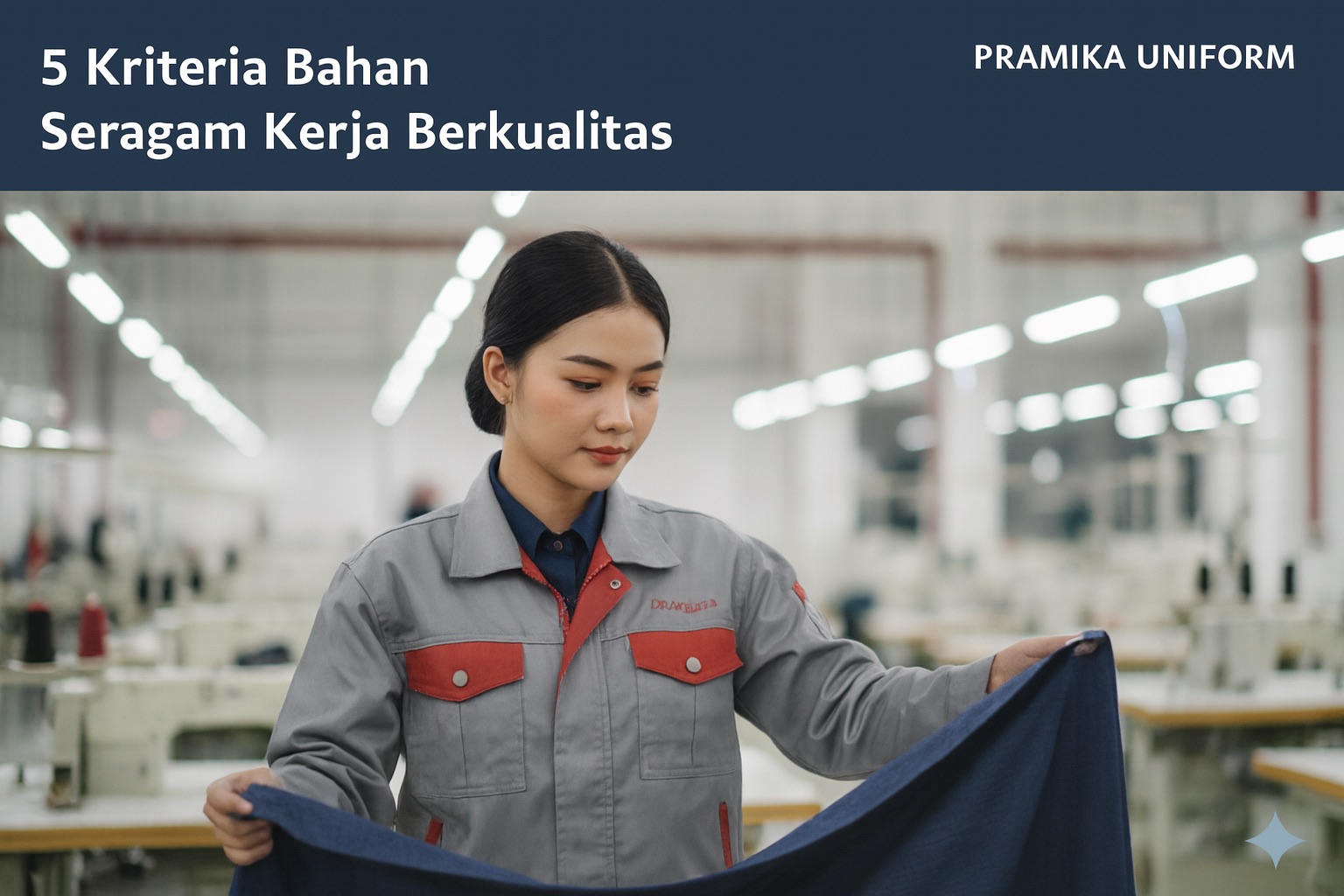Banner artikel Pramika Uniform: Vendor Seragam Kerja Berkualitas: 5 Kriteria Bahan yang Wajib Anda Tahu