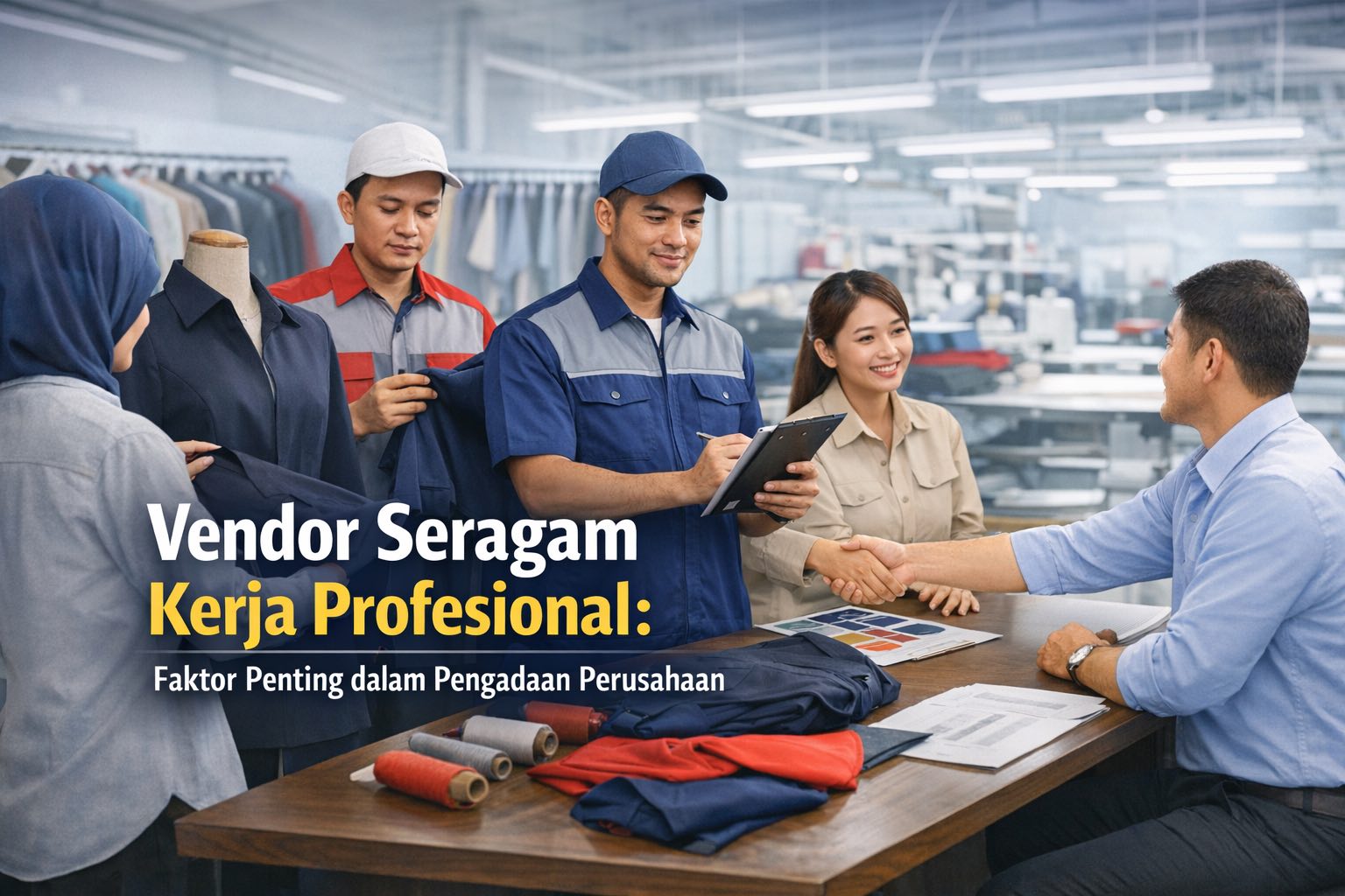 Banner artikel Pramika Uniform: Vendor Seragam Kerja Profesional: Faktor Penting dalam Pengadaan Perusahaan