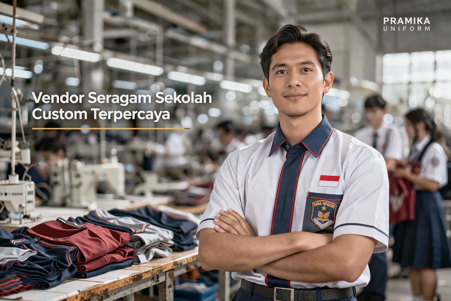 Banner artikel Pramika Uniform: Vendor Seragam Sekolah Custom Terpercaya untuk Institusi Pendidikan